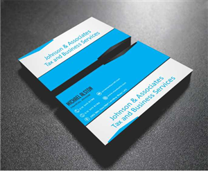 Diseño de Tarjeta de Presentación por AwsomeD para Johnson & Associates Tax Services | Diseño: #3486087