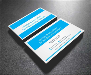 Diseño de Tarjeta de Presentación por AwsomeD para Johnson & Associates Tax Services | Diseño: #3486088
