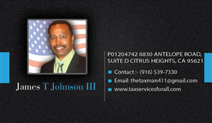 Diseño de Tarjeta de Presentación por Riz' para Johnson & Associates Tax Services | Diseño: #3491140