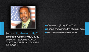 Diseño de Tarjeta de Presentación por Riz' para Johnson & Associates Tax Services | Diseño: #3500469