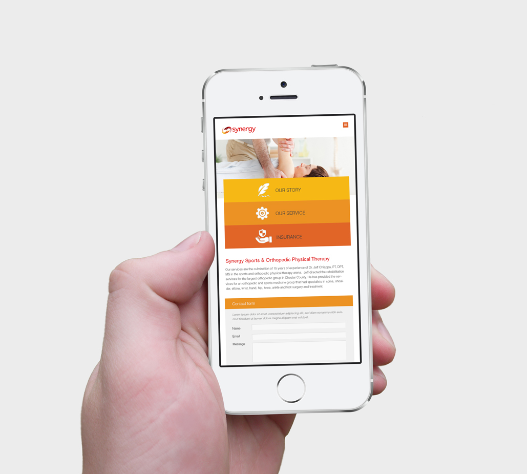 Web Design by juca for Synergy Sports & Orthopedic Physical Therapy | Design #3530755