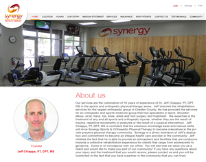 Web Design by Sam for Synergy Sports & Orthopedic Physical Therapy | Design: #3493004