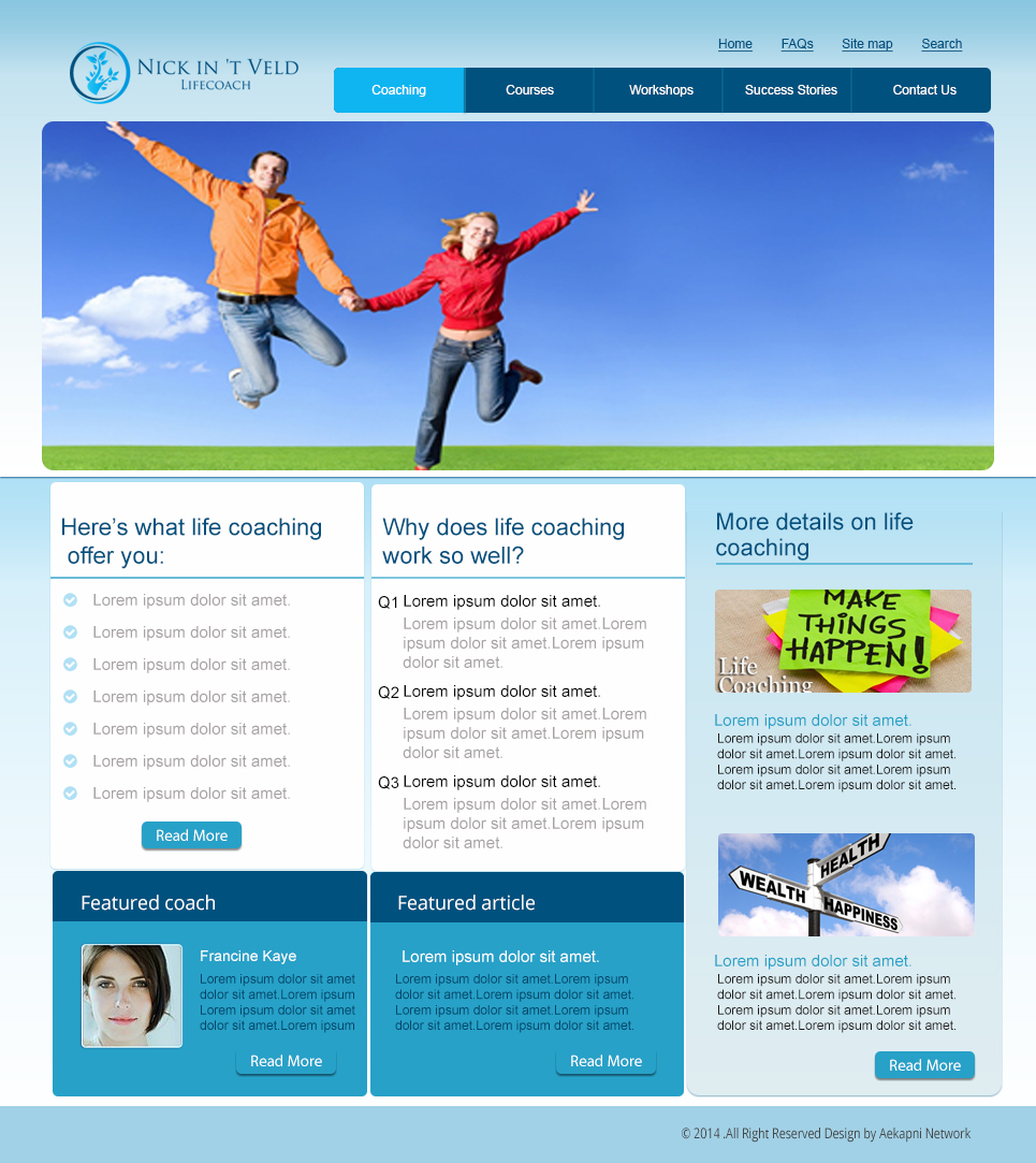 Wordpress Design by Shoaib Abbasi for Jouw Potentieel | Design #3537161
