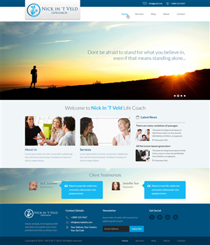 Wordpress Design by Emmanuel for Jouw Potentieel | Design: #3528426
