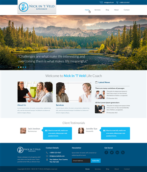 Wordpress Design by Emmanuel for Jouw Potentieel | Design: #3528432
