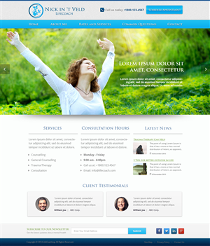 Wordpress Design by Emmanuel for Jouw Potentieel | Design: #3528435