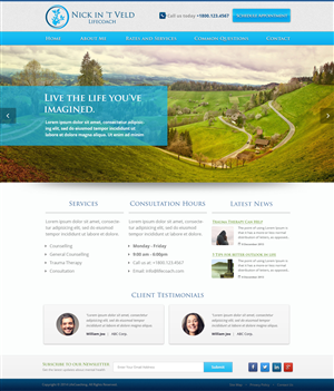 Wordpress Design by Emmanuel for Jouw Potentieel | Design: #3528439