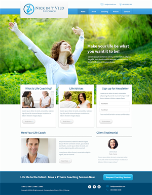 Wordpress Design by Emmanuel for Jouw Potentieel | Design: #3529275