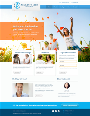 Wordpress Design by Emmanuel for Jouw Potentieel | Design: #3529283