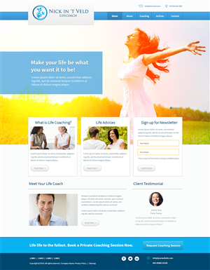 Wordpress Design by Emmanuel for Jouw Potentieel | Design: #3529290