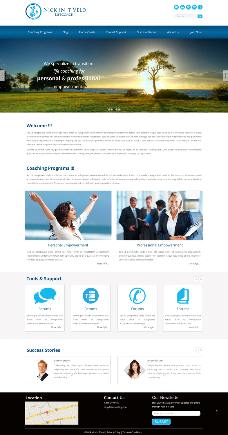 Design Wordpress par pb pour Jouw Potentieel | Design #3493227