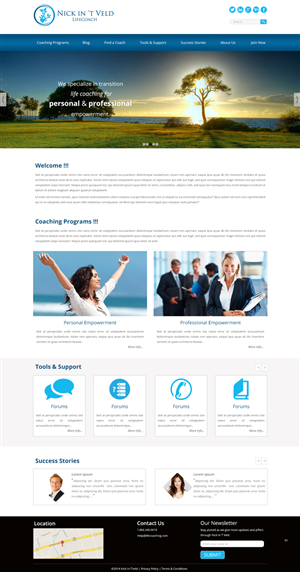 Wordpress Design by pb for Jouw Potentieel | Design: #3493227