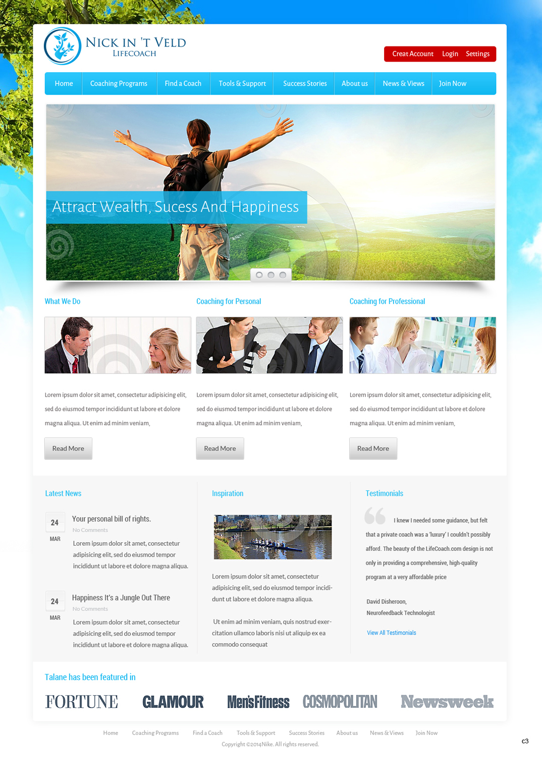 Wordpress Design by pb for Jouw Potentieel | Design #3493234