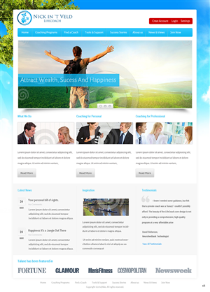 Wordpress Design by pb for Jouw Potentieel | Design: #3493234
