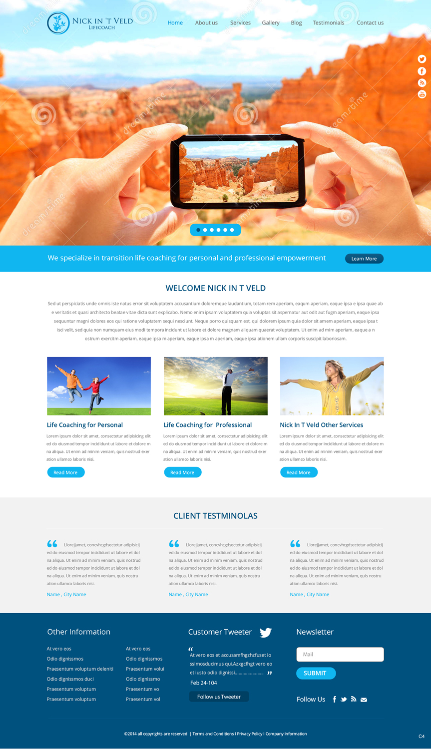 Wordpress Design by pb for Jouw Potentieel | Design #3493242
