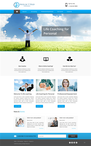 Wordpress Design by pb for Jouw Potentieel | Design: #3493247