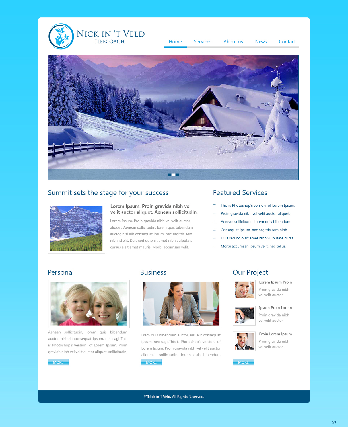 Design Wordpress par pb pour Jouw Potentieel | Design #3493257