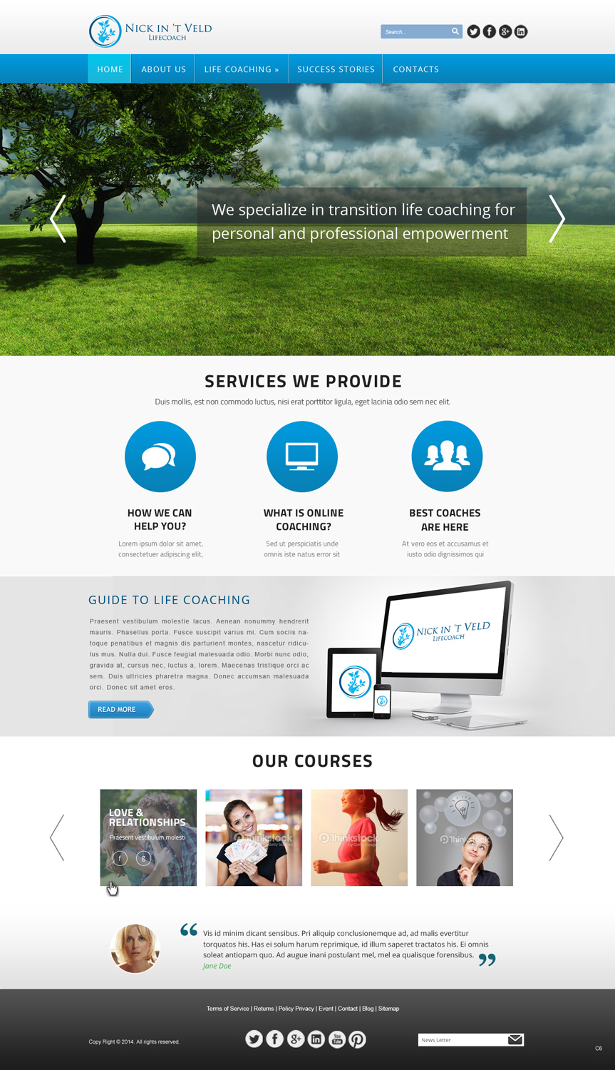 Design Wordpress par pb pour Jouw Potentieel | Design #3493264