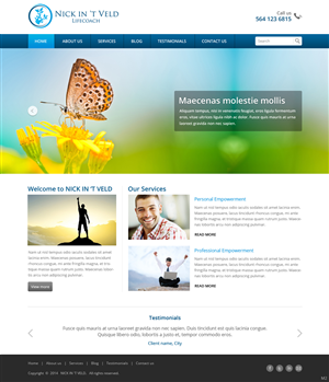 Wordpress Design by pb for Jouw Potentieel | Design: #3493267