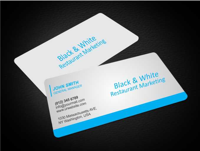 restaurant business card