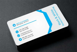 Visitenkarten-Design von AwsomeD für Black & White Restaurant & Cafe Marketing | Design: #3486064