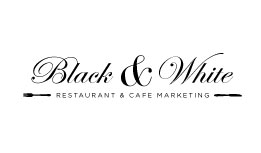 Visitenkarten-Design von ENugent für Black & White Restaurant & Cafe Marketing | Design: #3496479