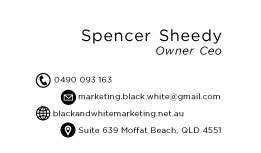 Visitenkarten-Design von ENugent für Black & White Restaurant & Cafe Marketing | Design #3496483