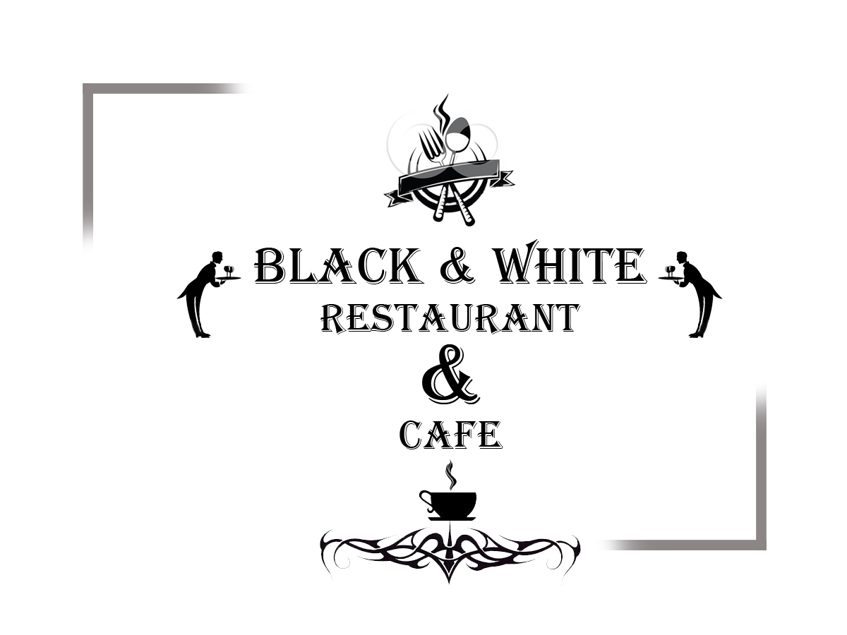 Business Card Design by menakadananjaya for Black & White Restaurant & Cafe Marketing | Design #3506910
