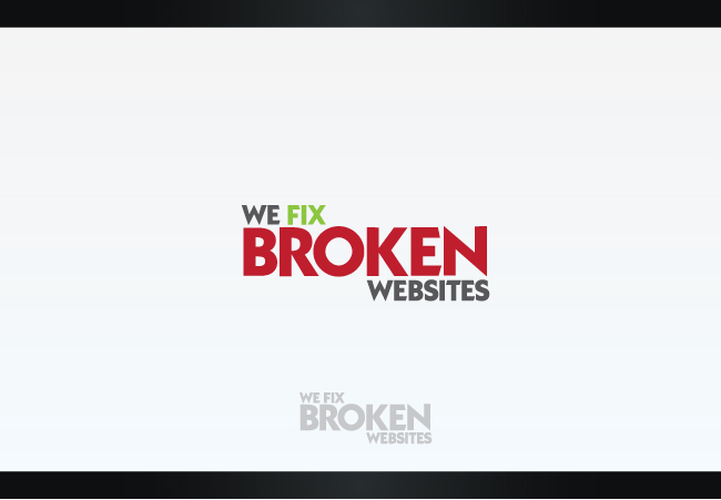 Logo Design by ABG for WeFixBrokenWebsites | Design #861886