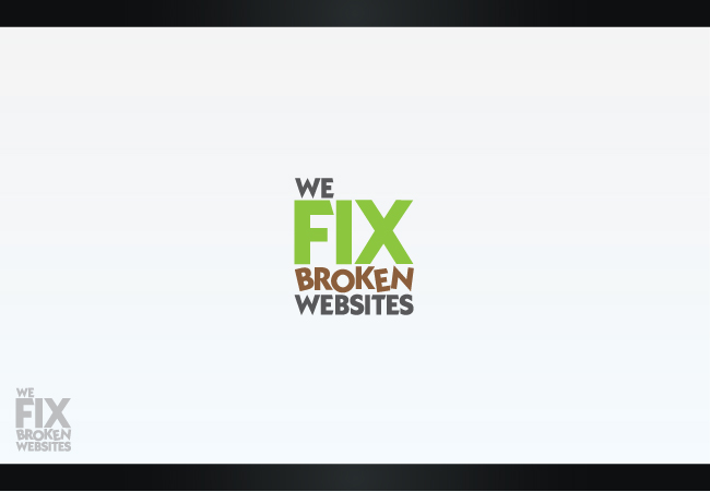 Logo Design by ABG for WeFixBrokenWebsites | Design #867740