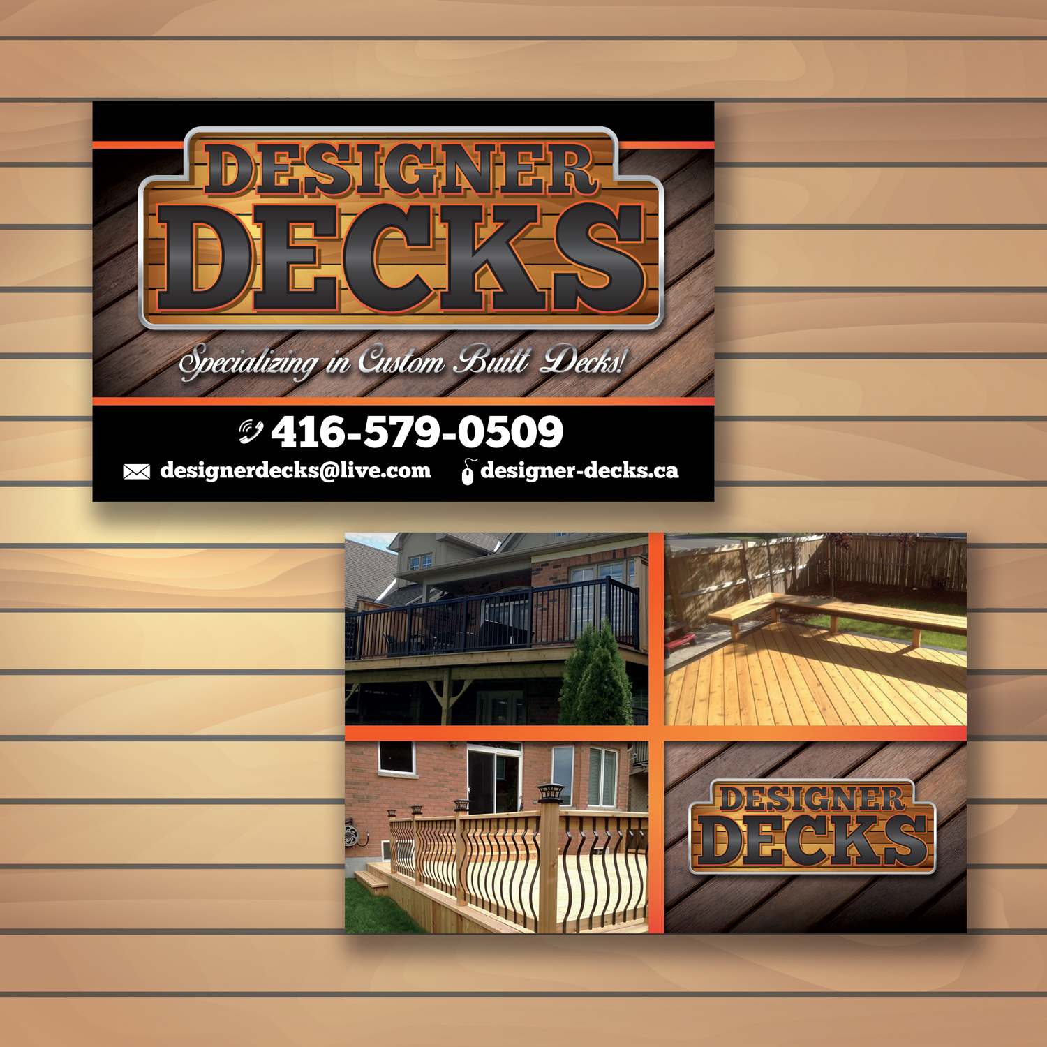 Card Design by Brian McGuire for Outdoorlivingdecks.ca | Design #3515517