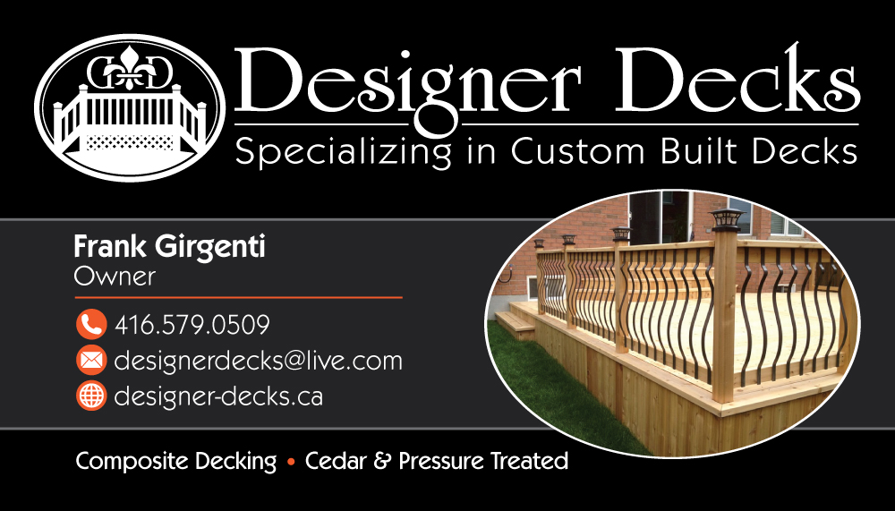 Karten-Design von aeraxeur für Outdoorlivingdecks.ca | Design #3539718