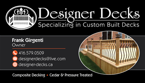 Card Design by aeraxeur for Outdoorlivingdecks.ca | Design: #3539718