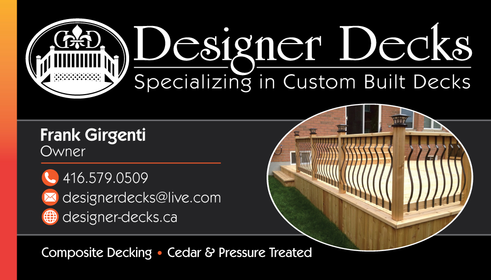 Card Design by aeraxeur for Outdoorlivingdecks.ca | Design #3539725
