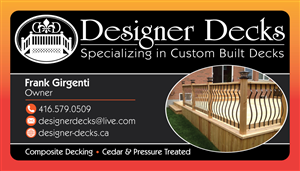 Card Design by aeraxeur for Outdoorlivingdecks.ca | Design: #3539726