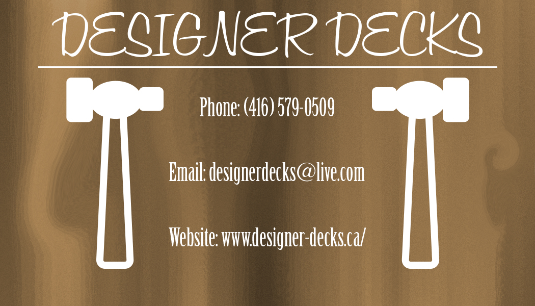 Card Design by ajeezy for Outdoorlivingdecks.ca | Design #3539415