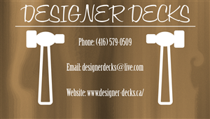 Card Design by ajeezy for Outdoorlivingdecks.ca | Design: #3539415