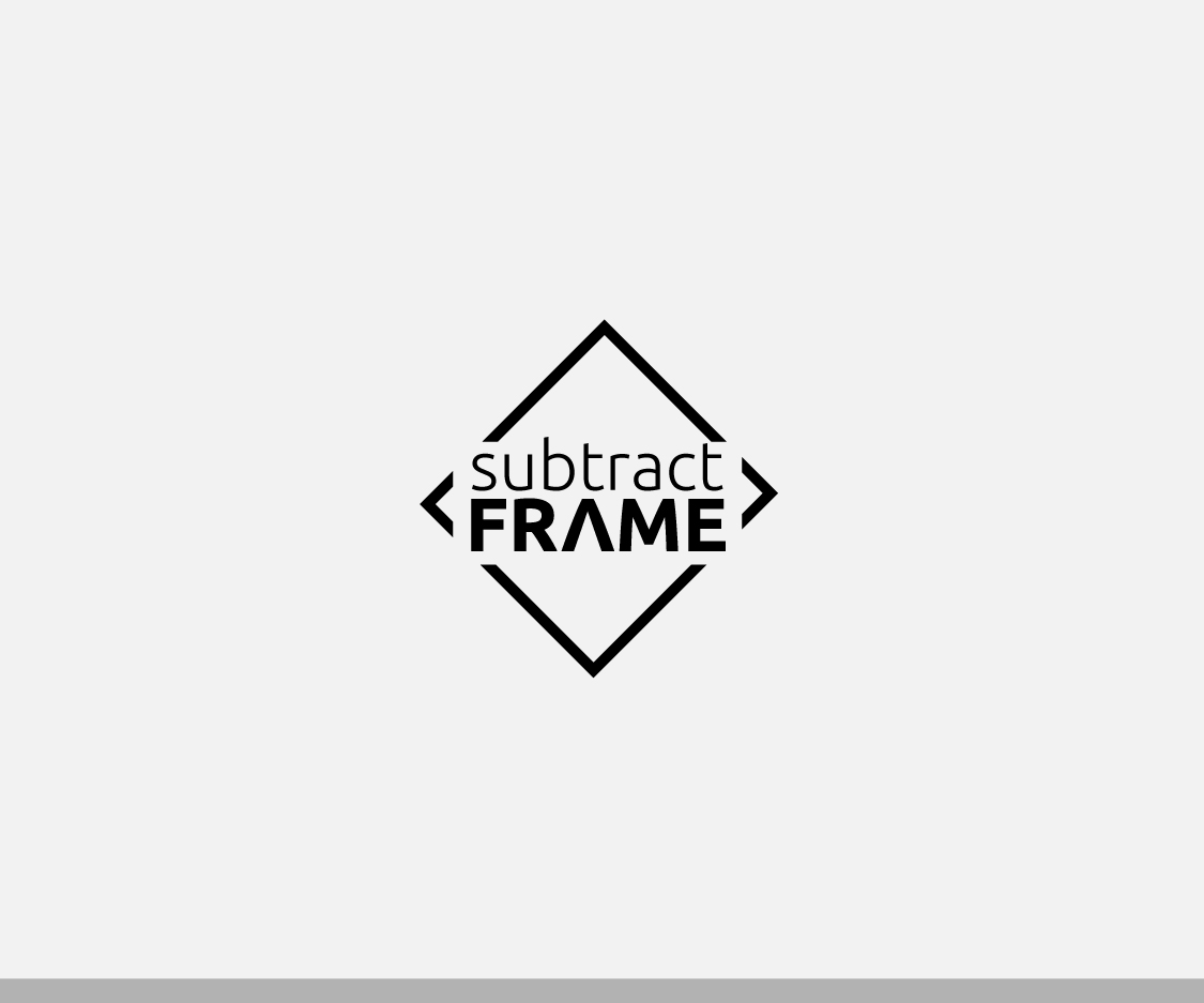 Logo Design by ideaz2050 for Subtract Frame | Design #3477025
