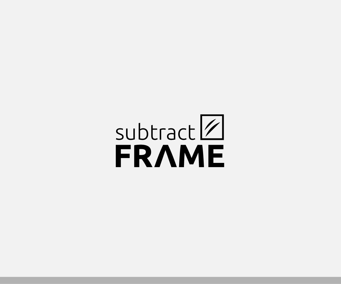 Logo Design by ideaz2050 for Subtract Frame | Design #3477037