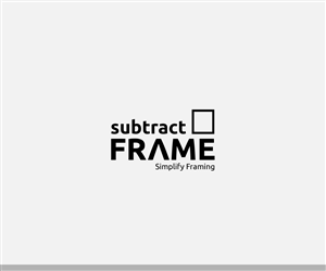 Logo Design by ideaz2050 for Subtract Frame | Design: #3479930