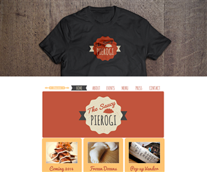 Logo Design by karolin for The Saucy Pierogi | Design: #3525223