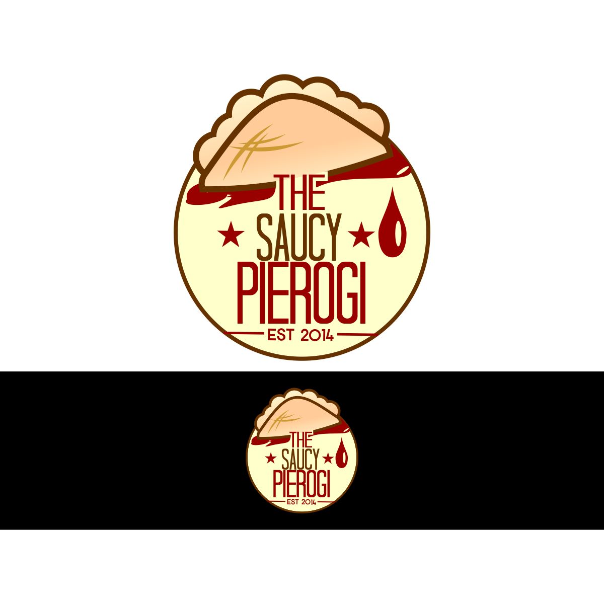 Logo Design by druuppy for The Saucy Pierogi | Design #3481009