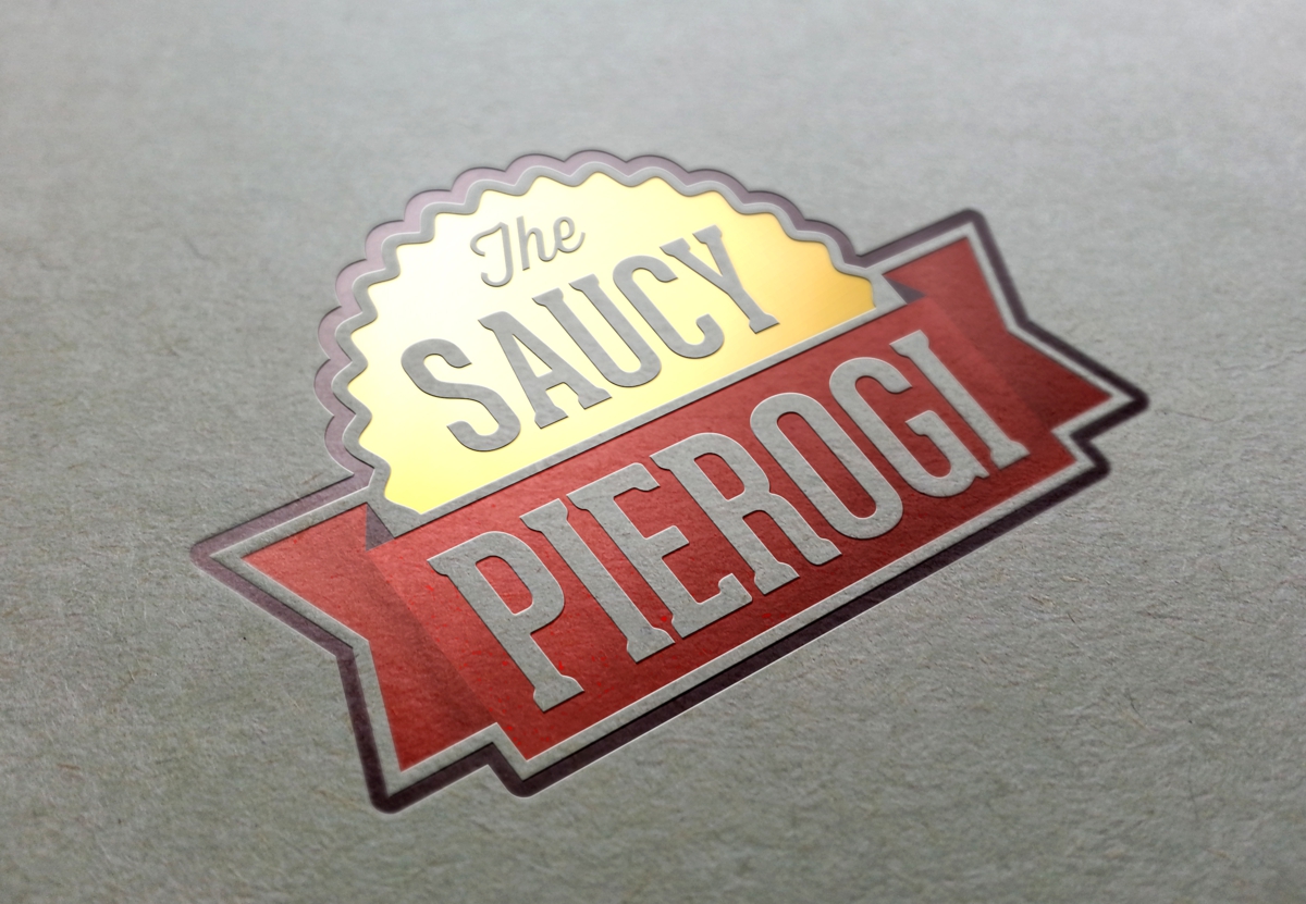 Logo Design by Vinchi for The Saucy Pierogi | Design #3563461