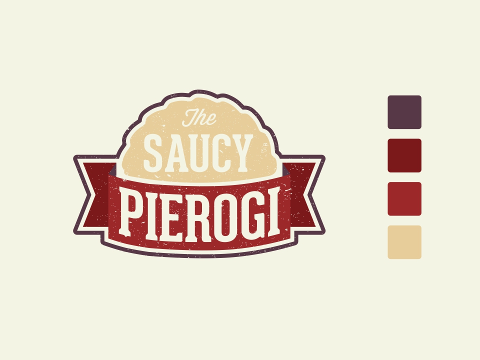 Logo Design by Vinchi for The Saucy Pierogi | Design #3576442