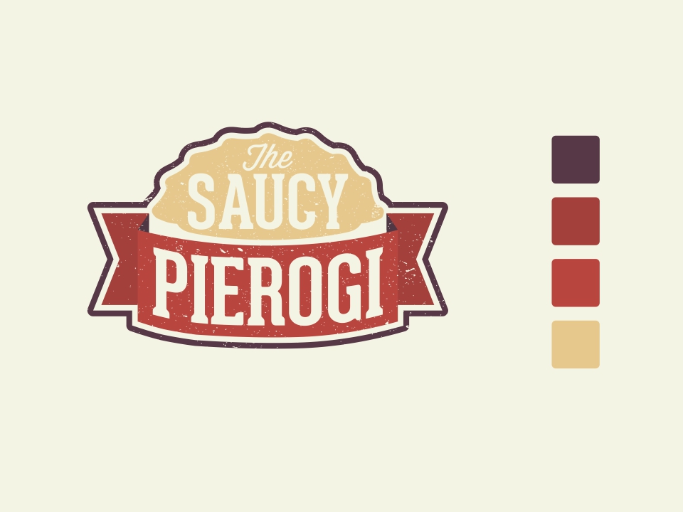 Logo Design by Vinchi for The Saucy Pierogi | Design #3592089
