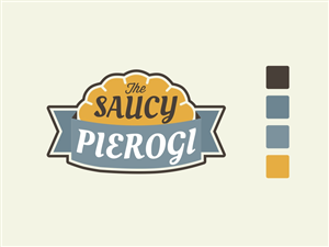 Logo Design by Vinchi for The Saucy Pierogi | Design: #3640840