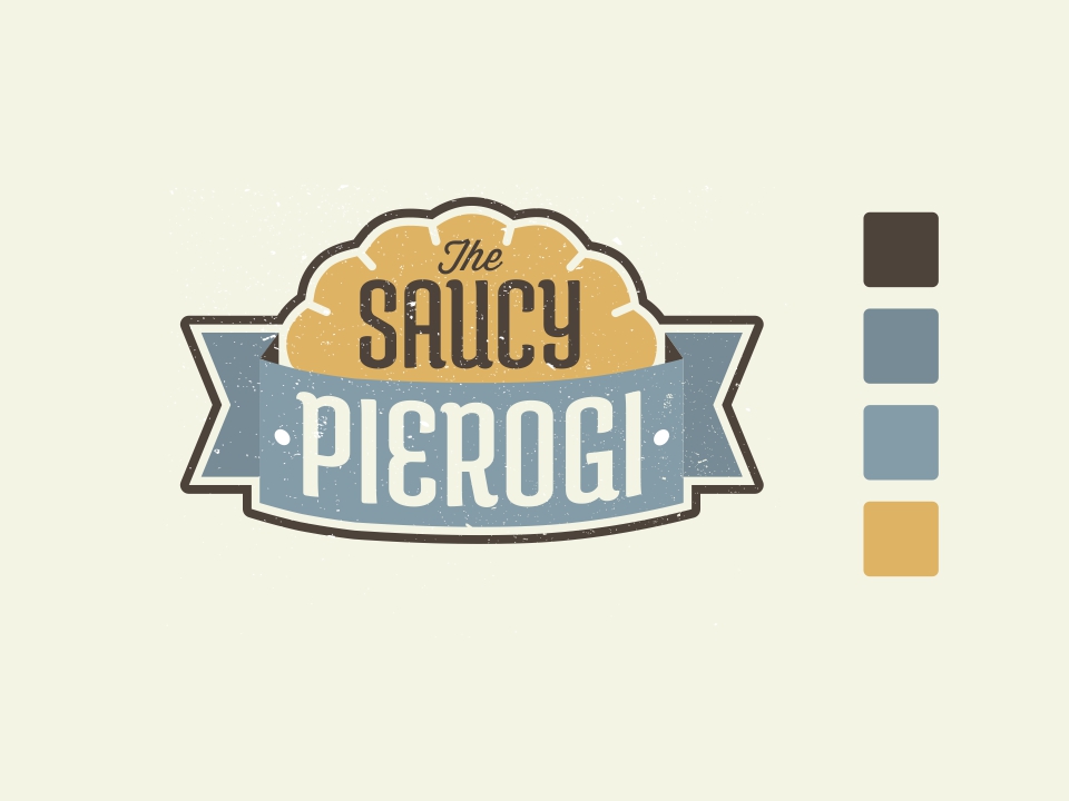 Logo Design by Vinchi for The Saucy Pierogi | Design #3644769