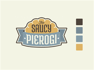 Logo Design by Vinchi for The Saucy Pierogi | Design: #3644769