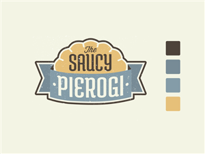 Logo Design by Vinchi for The Saucy Pierogi | Design: #3644770
