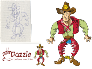 Illustration Design by nanocb72 for Dazzle Coffee Inc. | Design: #3547391